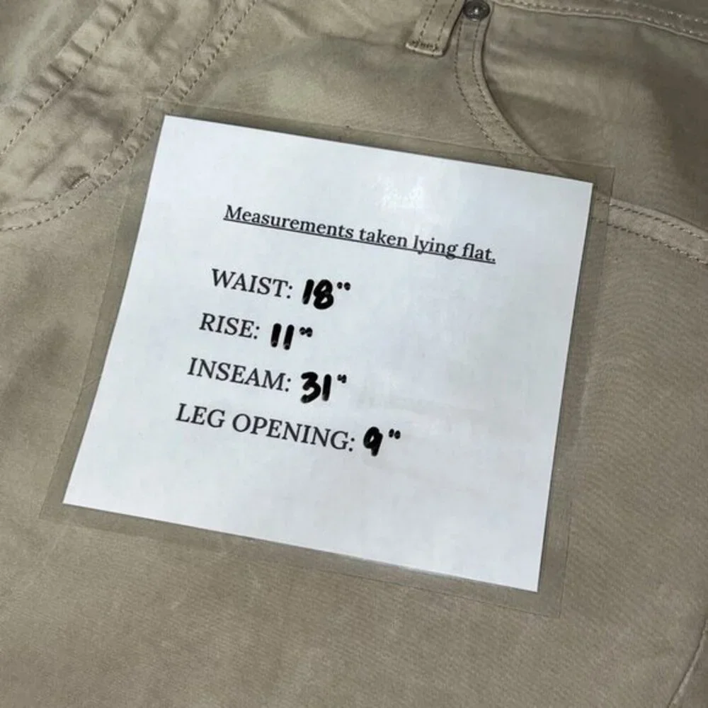 Adriano Goldschmied The Protege Straight Leg Khakis Mens Size 36x31 Jeans